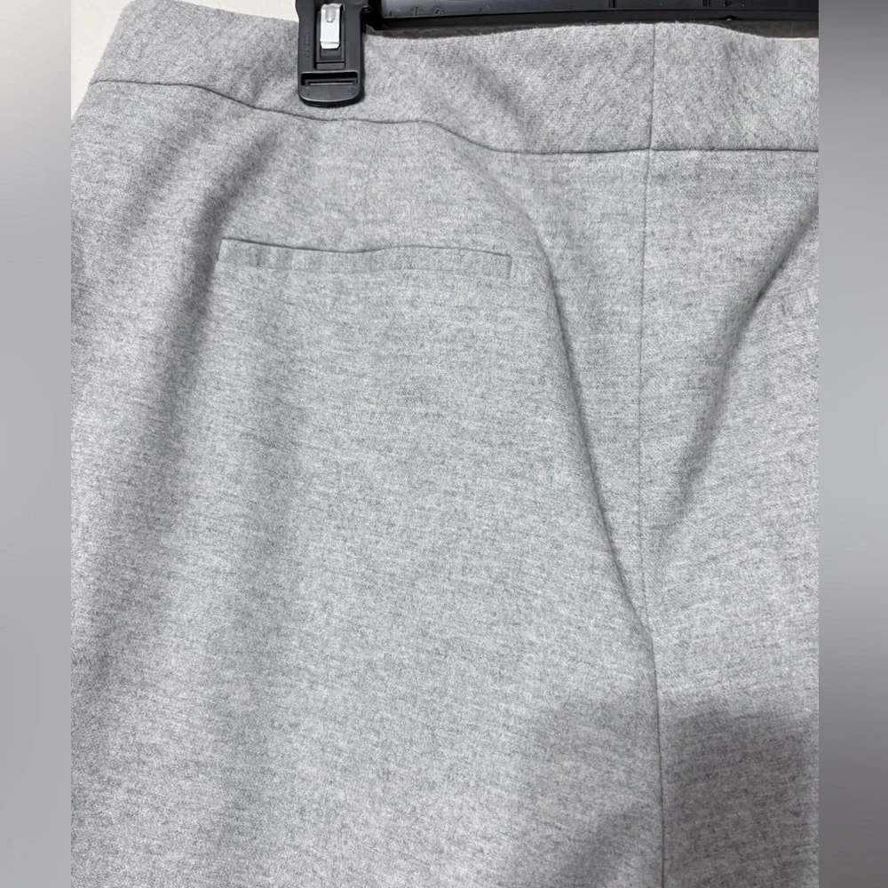 Beautiful Wool Flowy Light Gray Flat Front Trousers by Caroline Issa & Nordstrom